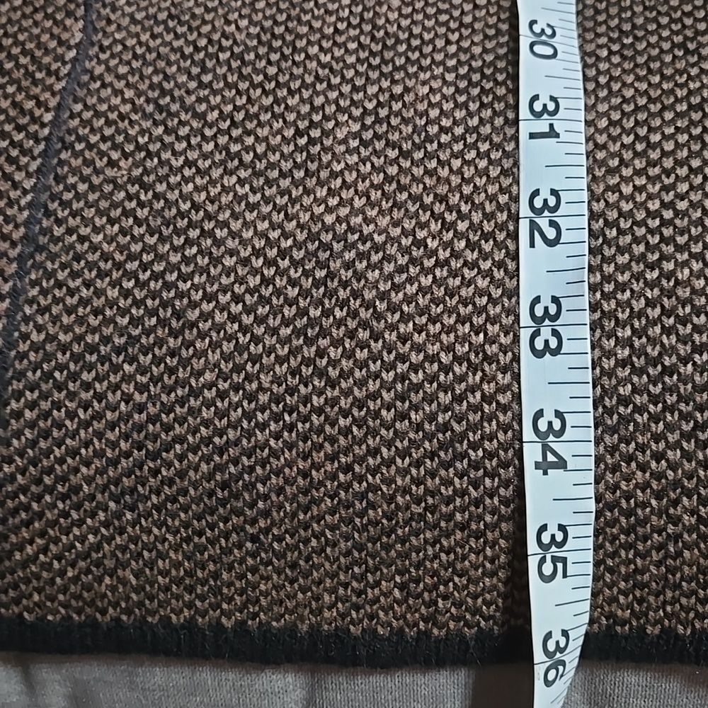 🖤5/$20🖤 Cozy Knit Hooded Cardigan in Brown and Black - Picture 11 of 11